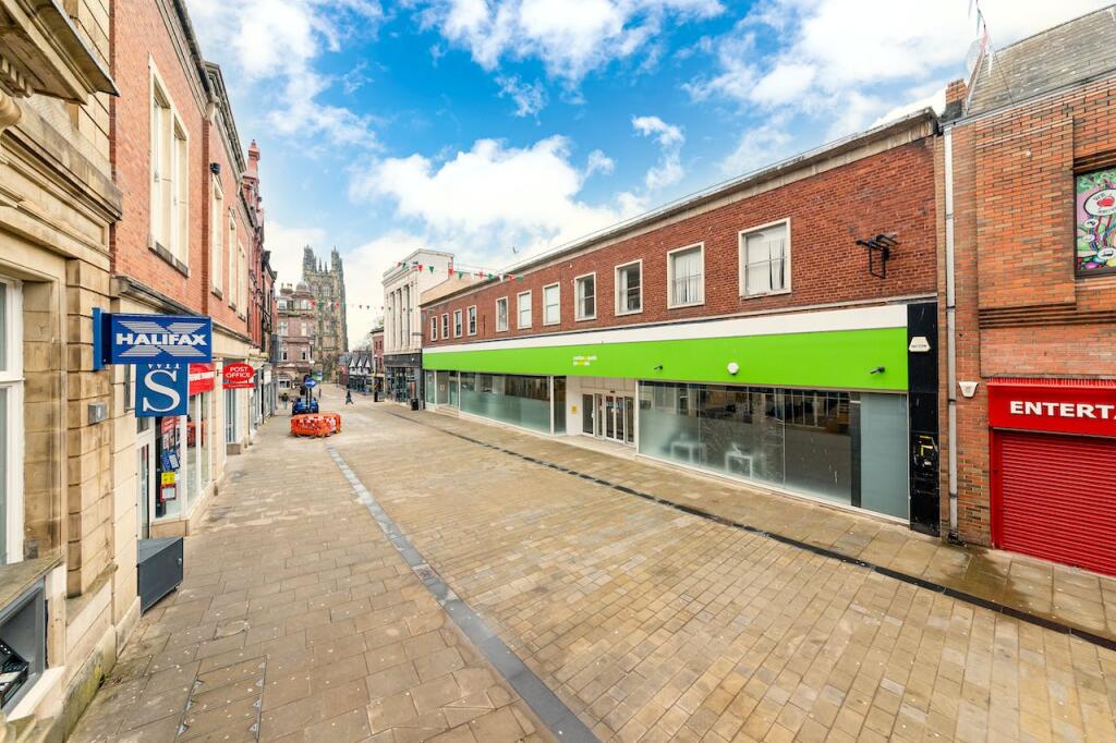 High street retail property to lease in 39 Hope Street, Wrexham, LL11