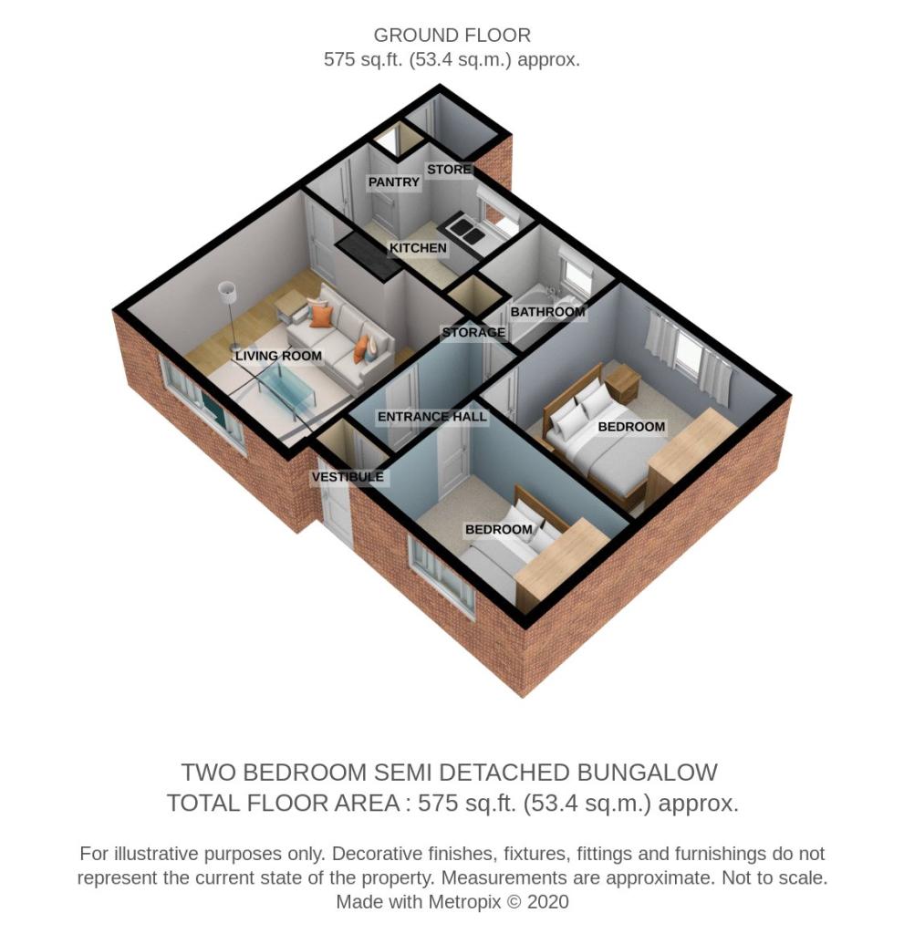 2 bedroom bungalow for sale in Craven Road, Hemsworth, Pontefract, WF9