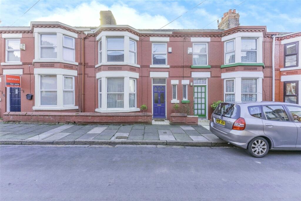 3 bedroom terraced house for sale in Lugard Road, Liverpool, Merseyside