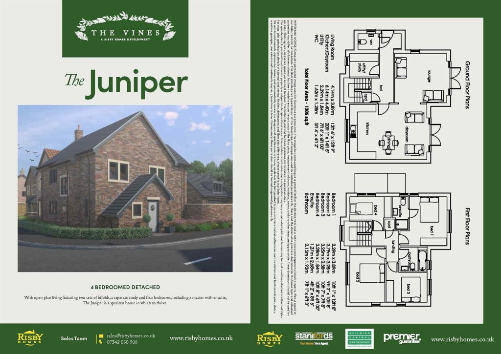 4 bedroom detached house for sale in Plot 7 (The Juniper),The Vines