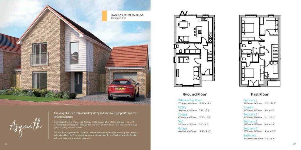 4 bedroom detached house for sale in (Plot 3) The Asquith, The Folly
