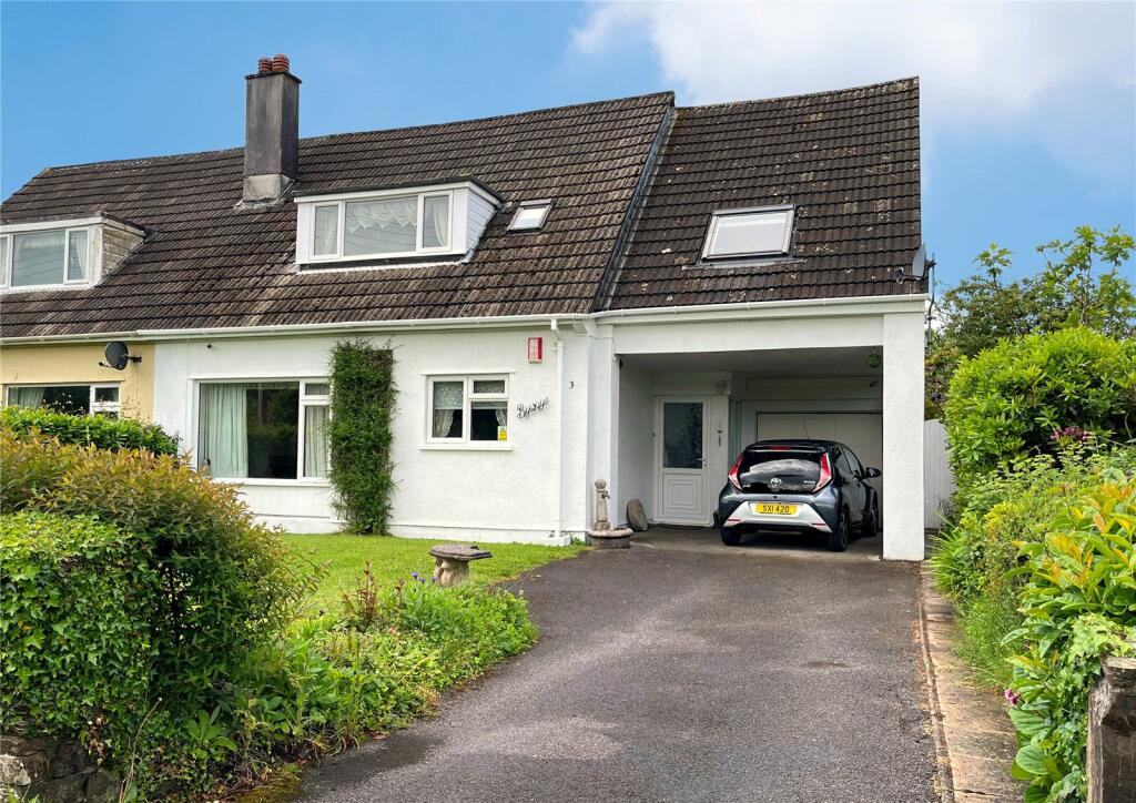 3 bedroom semidetached house for sale in Dousland, Yelverton, PL20