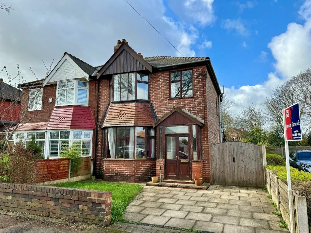 3 bedroom semi-detached house for sale in Warwick Road South, Firswood, M16