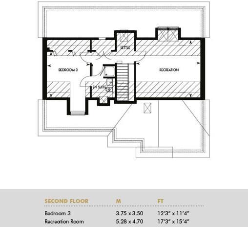The Rutherford, Second Floor