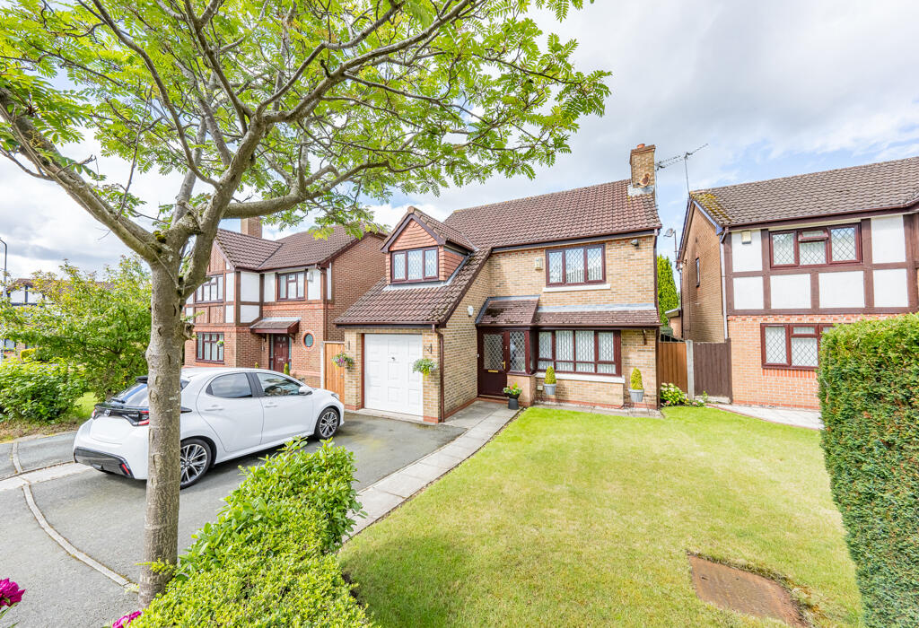 4 bedroom detached house for sale in Brackenwood Grove, Prescot