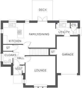 The Cleland, Floor 1