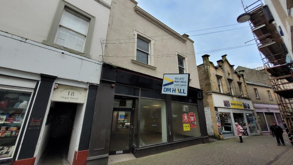 High street retail property for sale in Hope Street, Ayr, Ayrshire, KA7