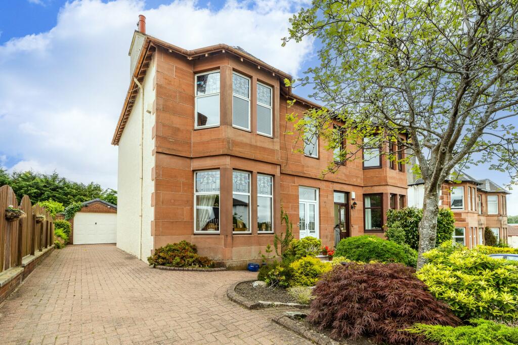 4 bedroom semidetached house for sale in Bulloch Avenue, Giffnock, Glasgow, East Renfrewshire, G46