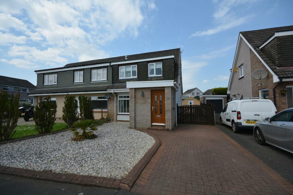 3 bedroom semidetached house for sale in Stronsay Place, Kilmarnock, KA3
