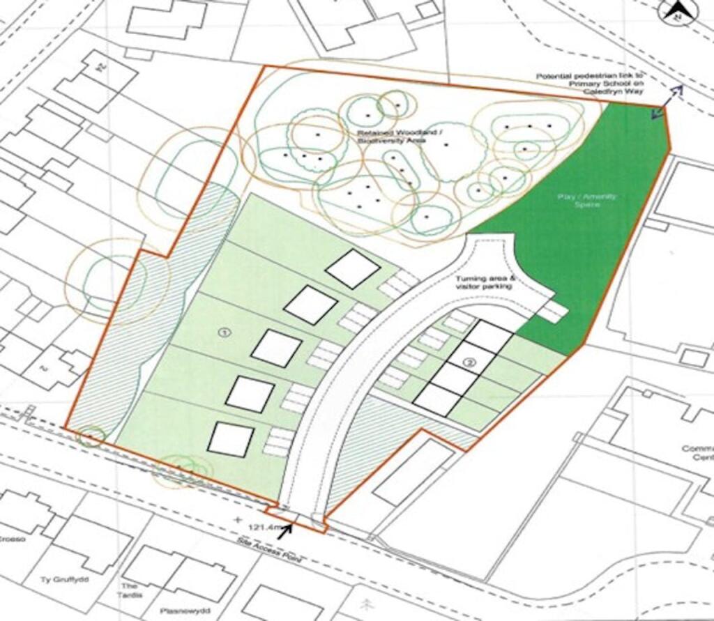 Land for sale in Land At Welland Buildings, Abertridwr, Caerphilly