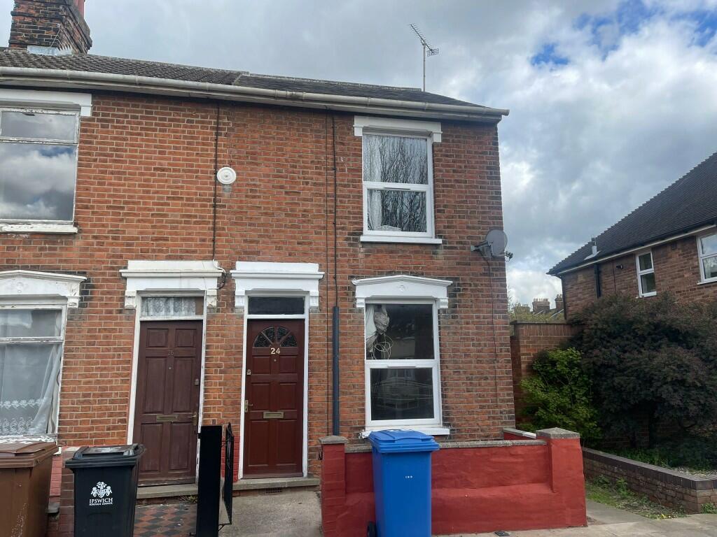 2 bedroom end of terrace house for rent in Suffolk Road, Ipswich, Suffolk, IP4