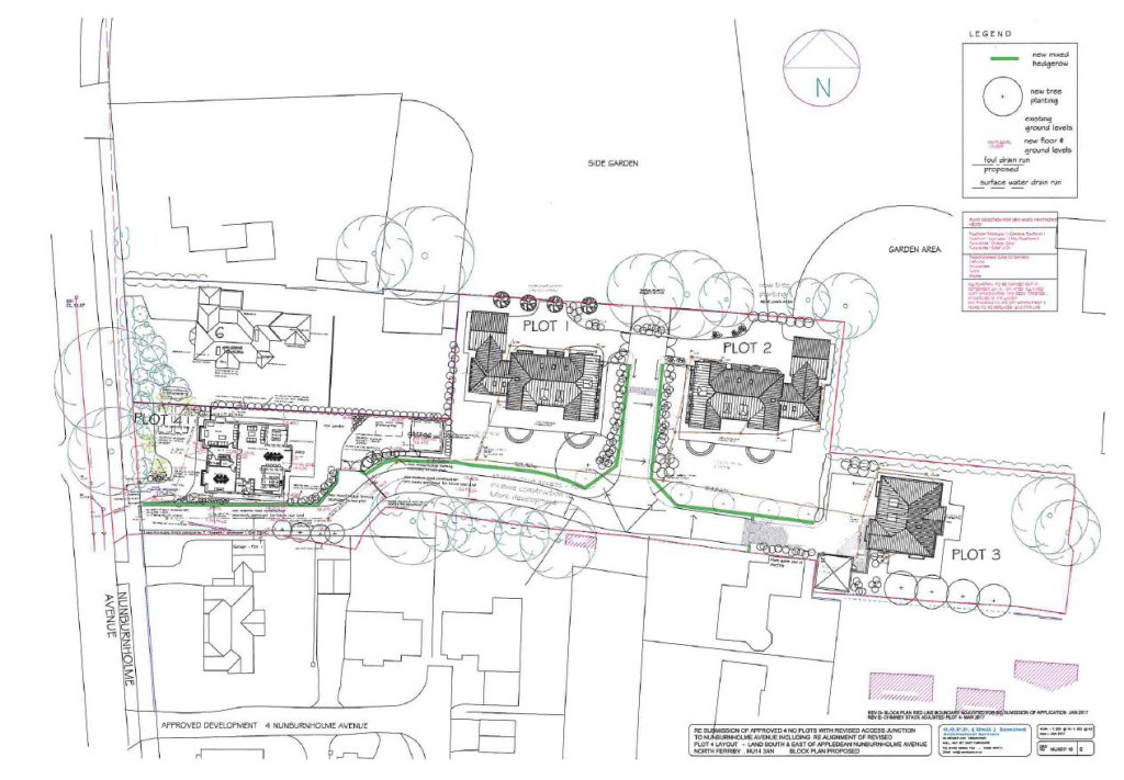 Plot for sale in Nunburnholme Avenue, North Ferriby, HU14