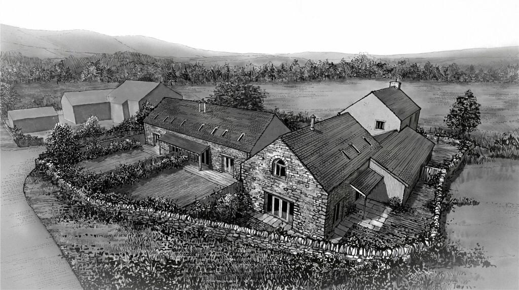 4 bedroom link detached house for sale in Plot 3, Braffin Heights