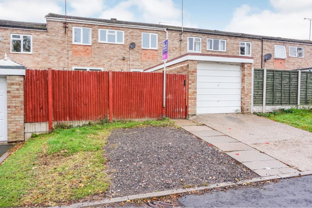 3 bedroom terraced house for sale in Wishaw Close, Redditch, B98