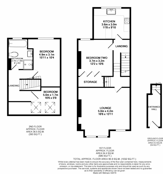 3 bedroom maisonette for sale in Penwortham Road, Tooting, SW16, SW16