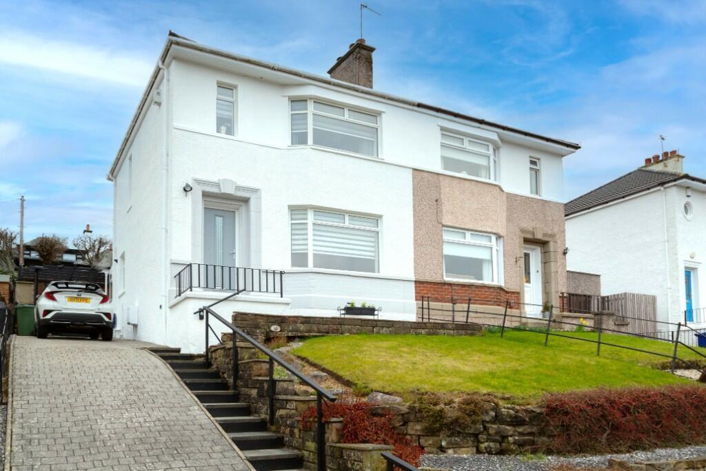 3 bedroom semidetached house for sale in Newtyle Road, Paisley