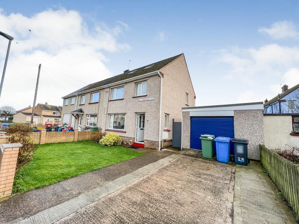 3 bedroom semidetached house for sale in St Lawrence Avenue, Amble