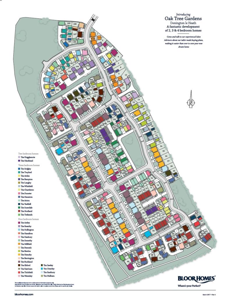 Oak Tree Gardens New Homes Development by Bloor Homes