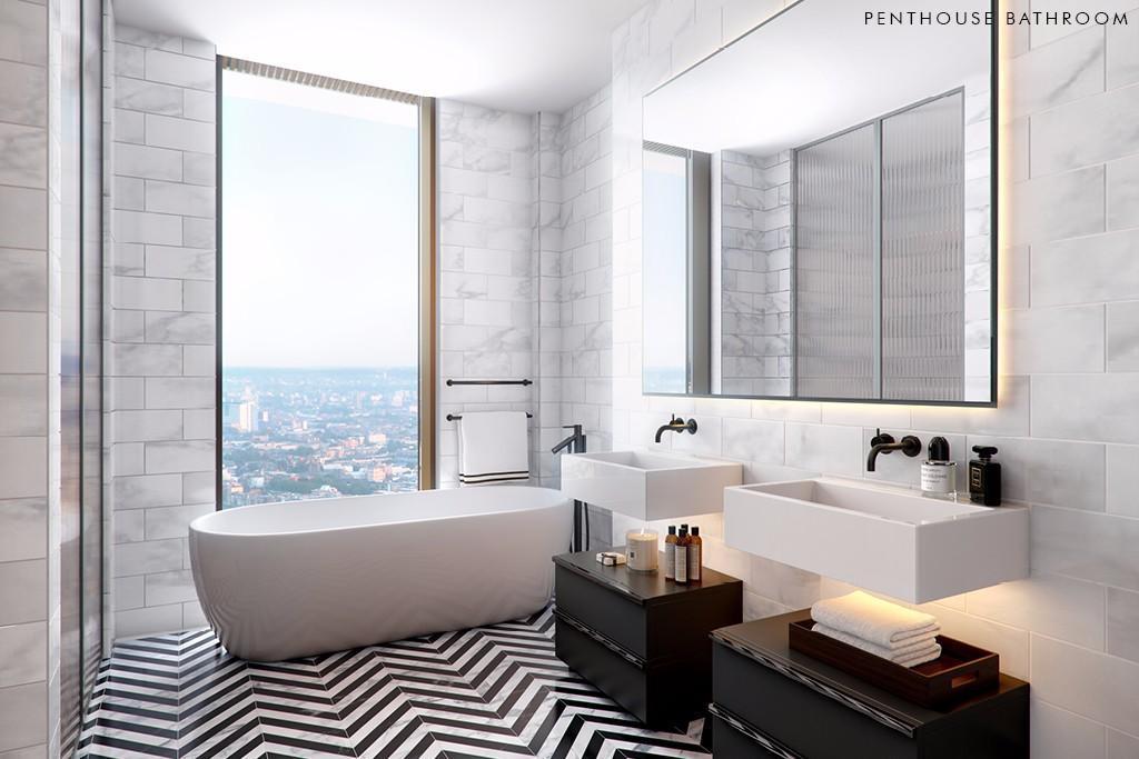Wardian London,Bathroom