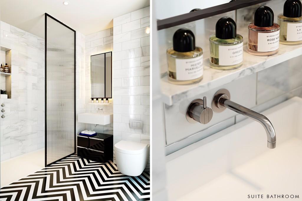 Wardian London,Bathroom detail