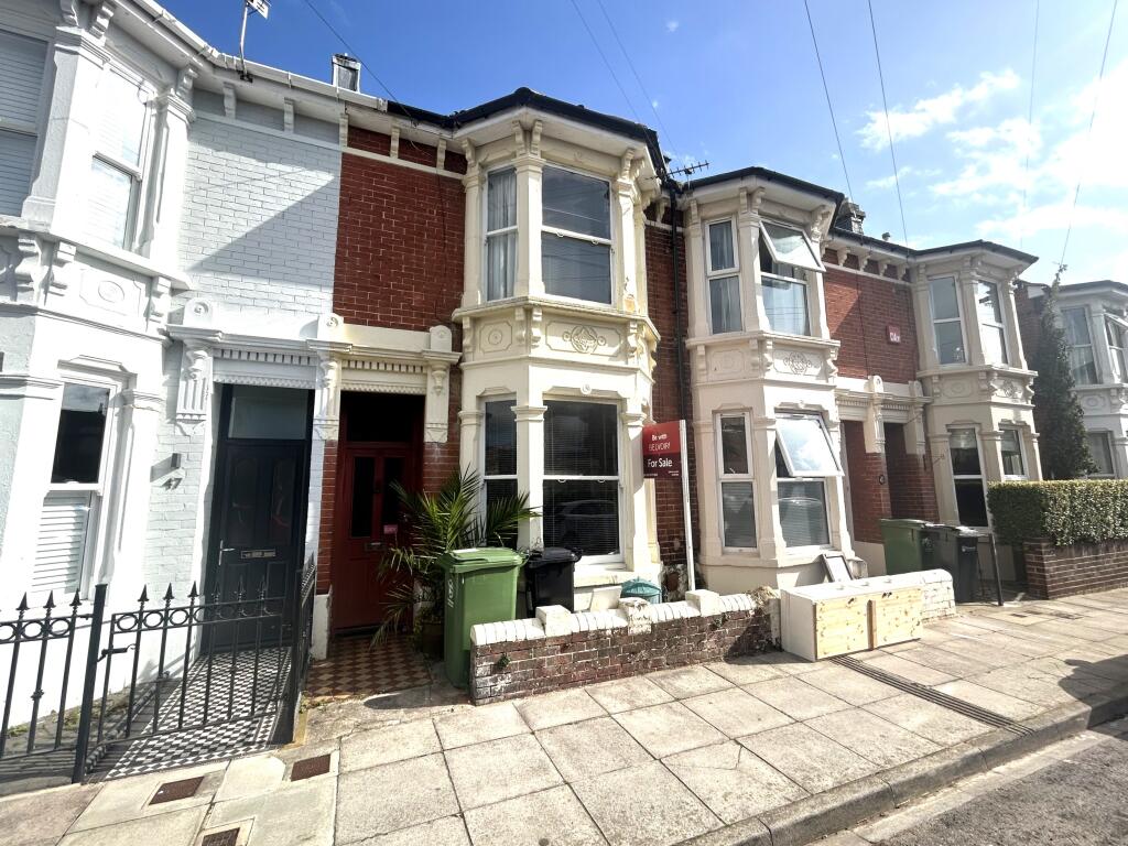 3 bedroom terraced house for sale in Bristol Road, Southsea, Portsmouth, PO4