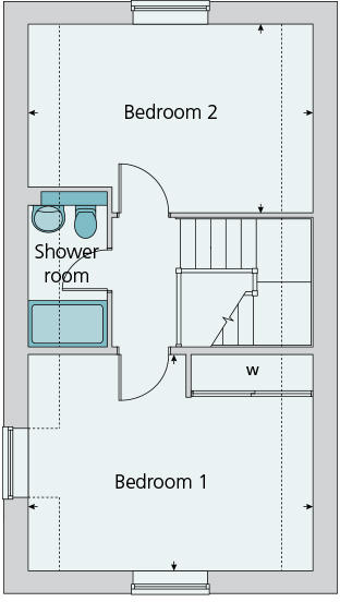 Second floor plan