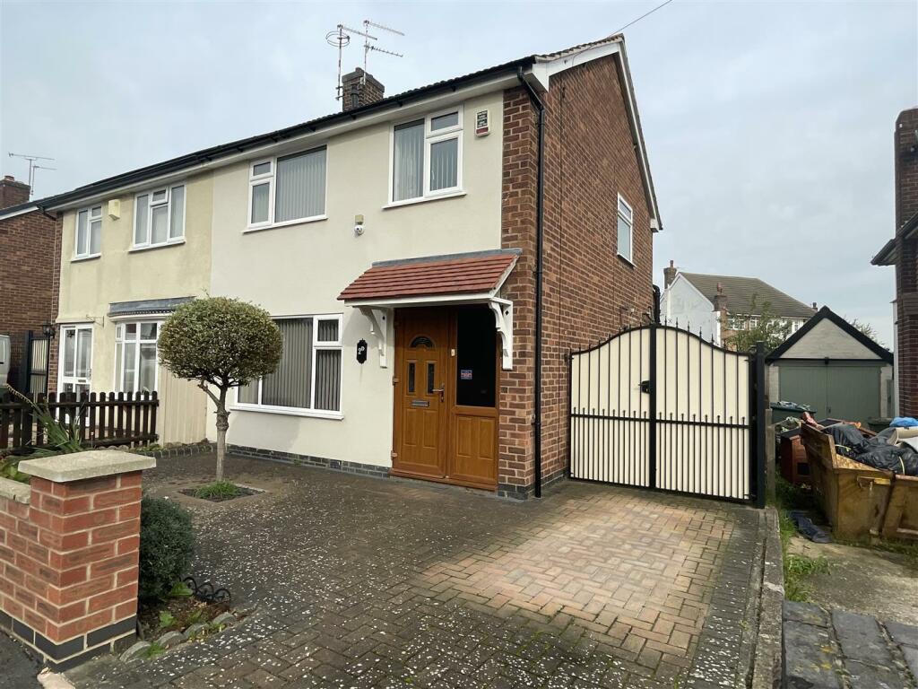 3 bedroom semi-detached house for sale in Branting Hill Avenue, The Brantings, Glenfield, Leics, LE3