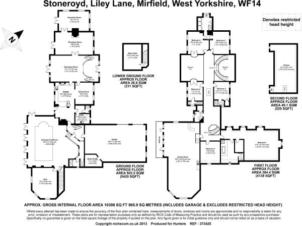 5 bedroom detached house for sale in Liley Lane, Upper Hopton, , WF14 ...