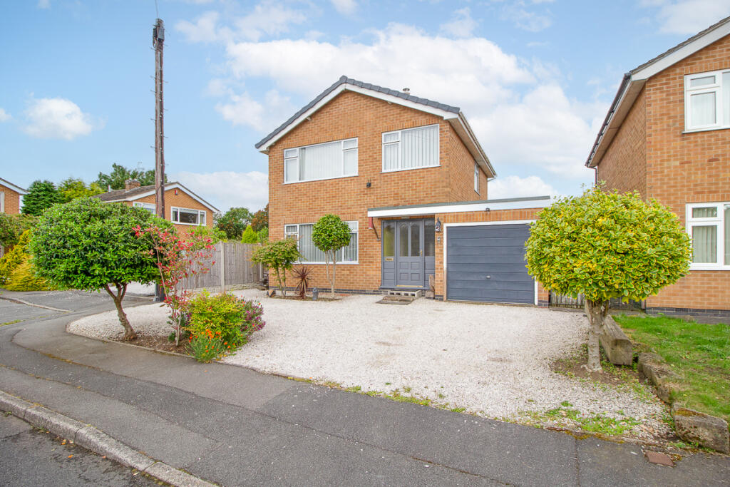 3 bedroom detached house for sale in Ellastone Gardens, Alvaston, DE24