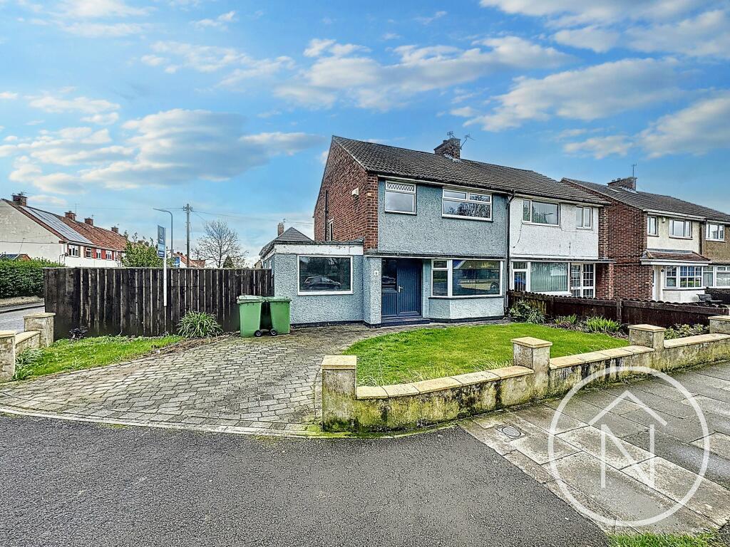 3 bedroom semidetached house for sale in Melrose Avenue, Billingham, TS23
