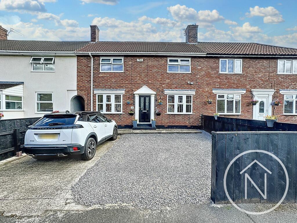 3 bedroom terraced house for sale in Weardale Crescent, Billingham, TS23