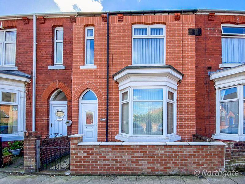 3 bedroom terraced house for sale in Elwick Road, Hartlepool, TS26