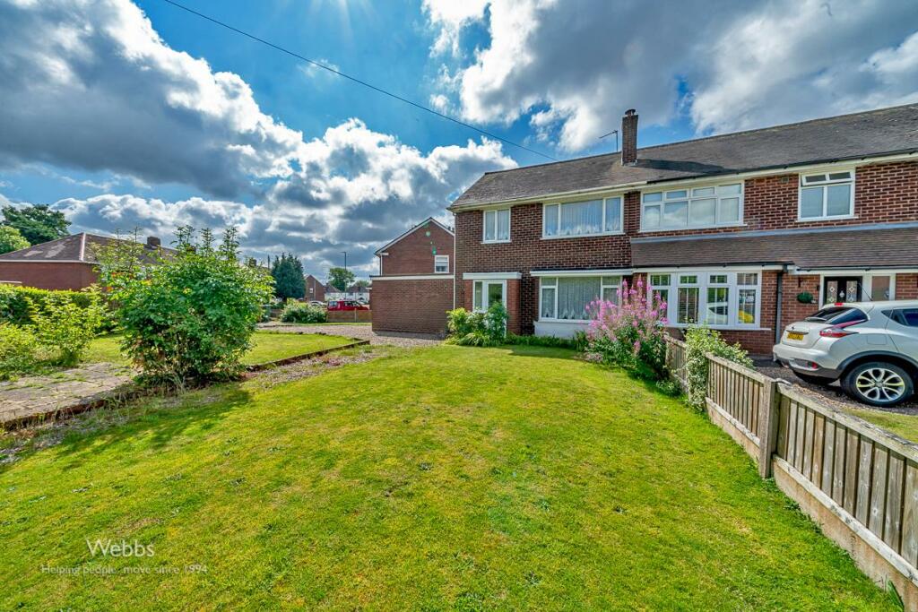 3 bedroom semidetached house for sale in St. Margarets Road, Pelsall, Walsall, WS3