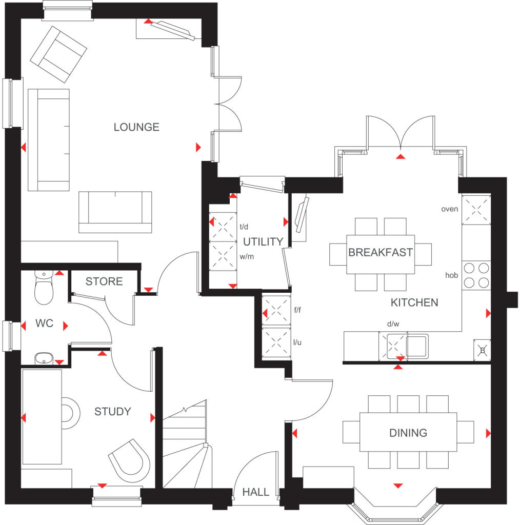 The Layton Ground Floor plan -7