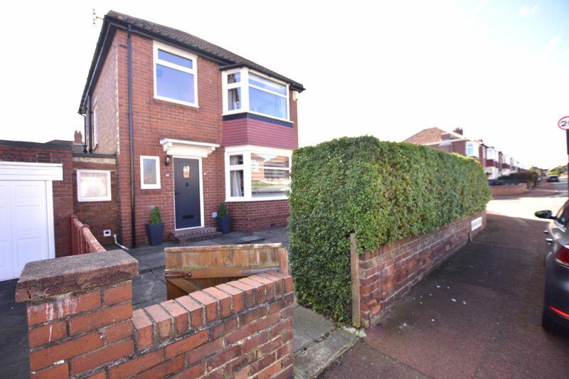 3 bedroom detached house for sale in Dovedale Gardens, High Heaton, NE7