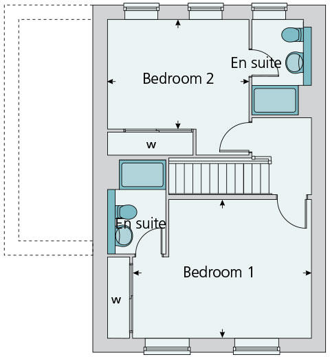 Second floor plan