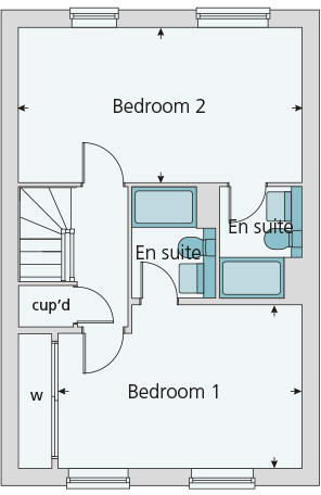 Second floor plan