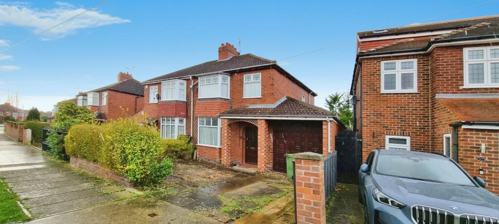 3 bedroom semi-detached house for sale in Nunthorpe Crescent, York, North Yorkshire, YO23