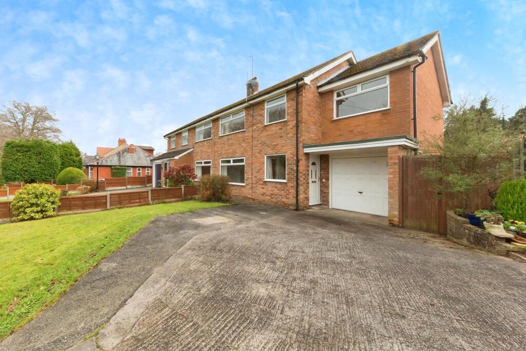 4 bedroom semidetached house for sale in Beach Road, Hartford, Northwich, Cheshire, CW8