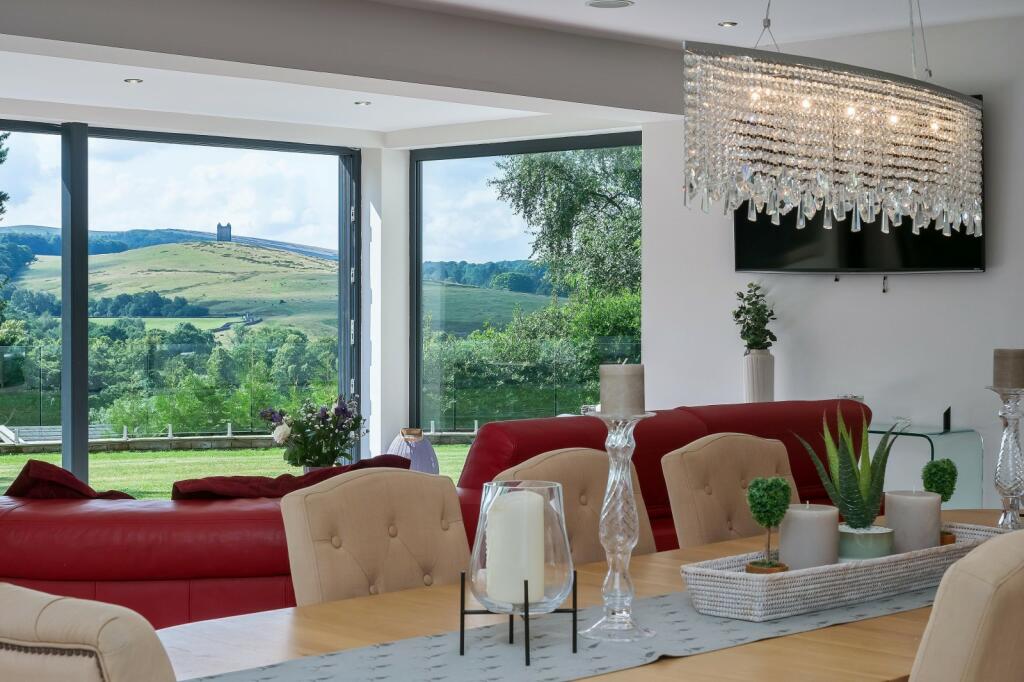 6 bedroom detached house for sale in Homestead Road, Disley, Cheshire, SK12