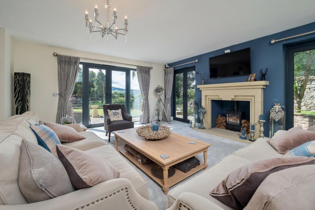 6 bedroom detached house for sale in Homestead Road, Disley, Cheshire, SK12