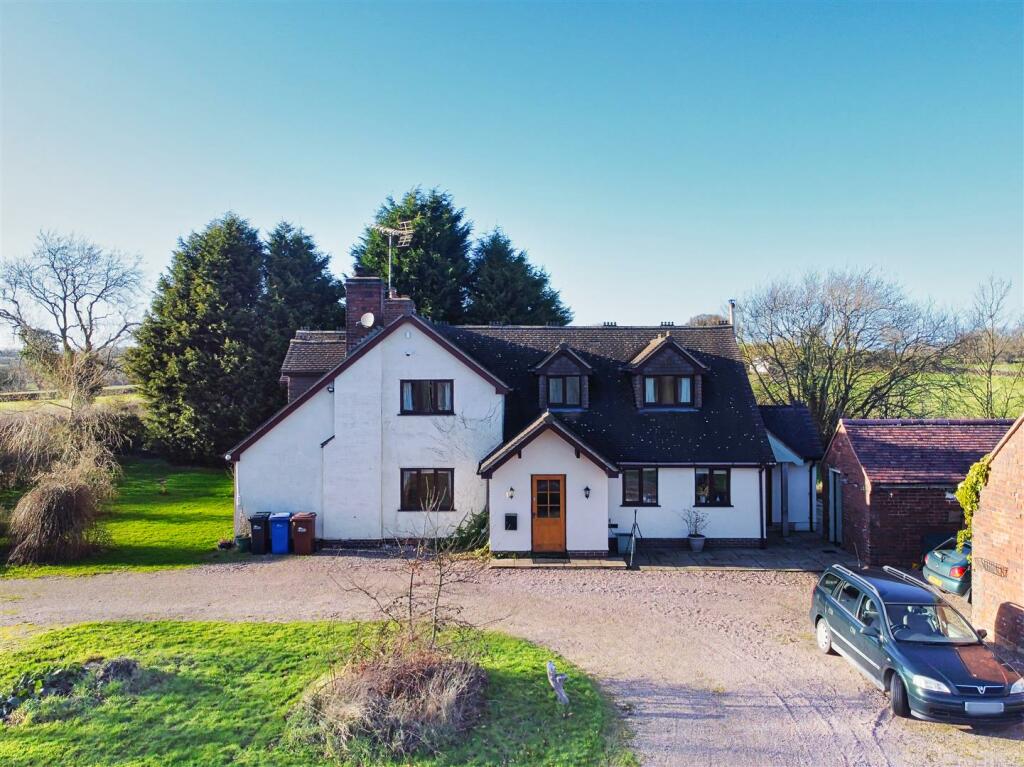 4 bedroom detached house for sale in Grudlann House, Stone Road, Bramshall, ST14