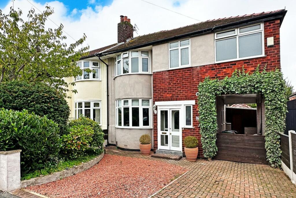4 bedroom semidetached house for sale in Lorraine Road, Timperley, WA15