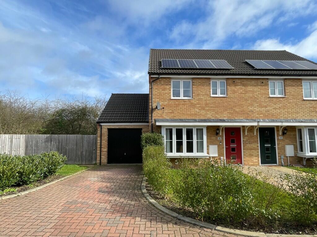 3 bedroom semi-detached house for sale in Bruce Grove, Hempsted, Peterborough, Cambridgeshire, PE7