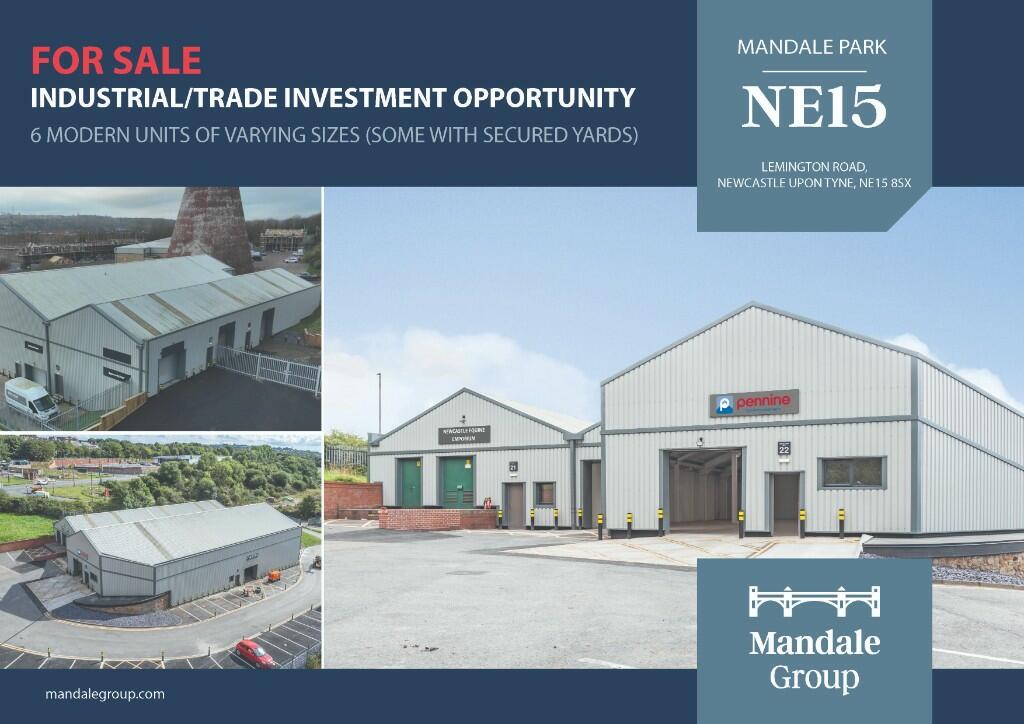 Business park for sale in Lemington , Newcastle Upon Tyne, NE1