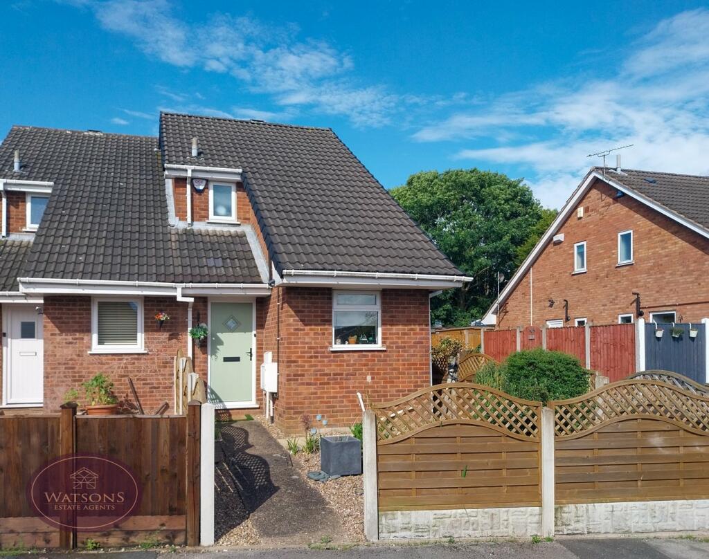 1 bedroom end of terrace house for sale in Royal Oak Drive, Selston, Nottingham, NG16