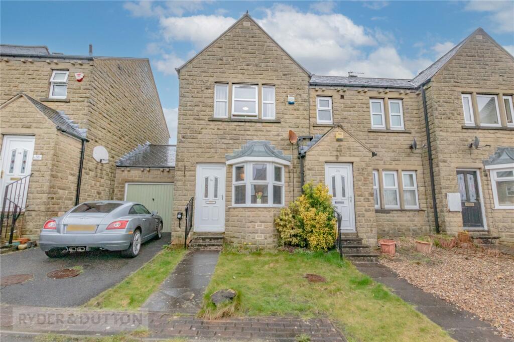 2 bedroom terraced house for sale in Hollyfield Avenue, Oakes, Huddersfield, West Yorkshire, HD3