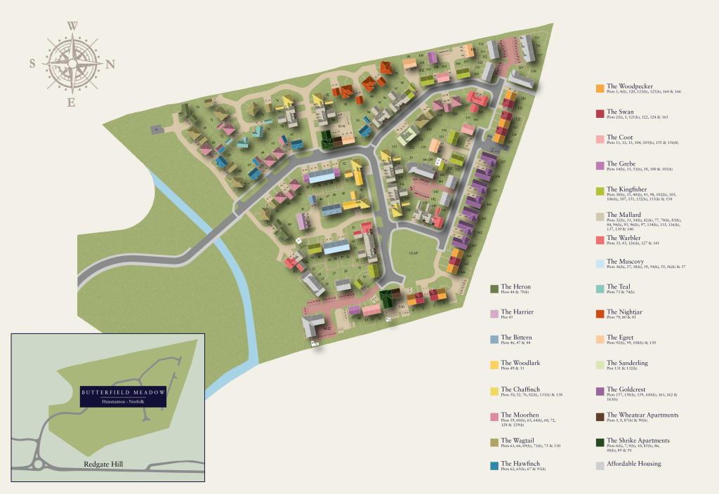 Contact Butterfield Meadow New Homes Development by Hopkins Homes