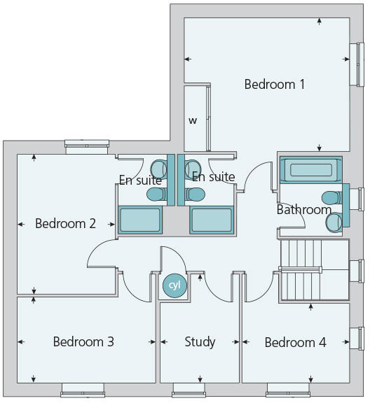 First floor plan