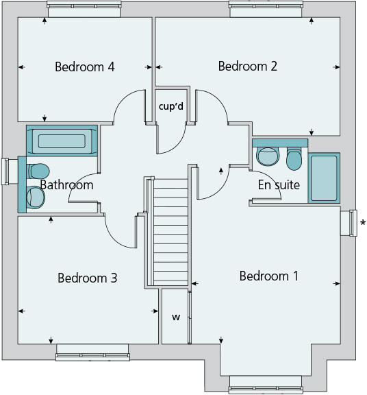 First floor plan